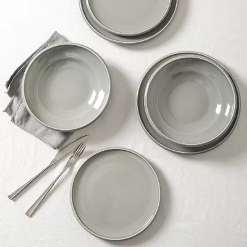 EARTH & CLAY Harmony 12-pc. Stoneware Dinnerware Set