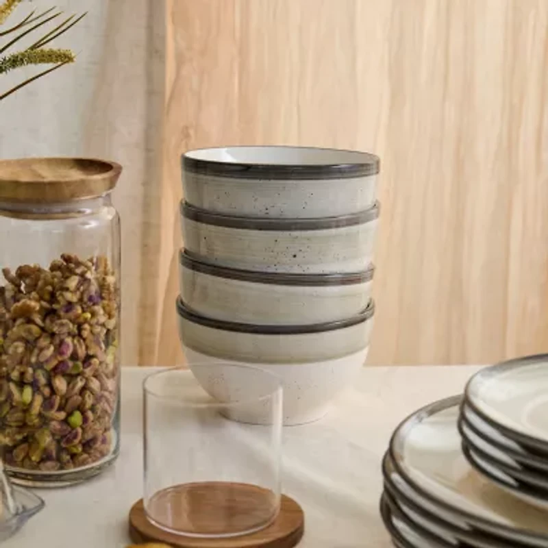 EARTH & CLAY Harlow 12-pc. Earthenware Dinnerware Set