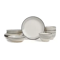 EARTH & CLAY Zeke 4-pc. Earthenware Dinnerware Set