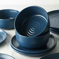 EARTH & CLAY Ion 4-pc. Stoneware Dinnerware Set