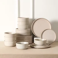 EARTH & CLAY Amber 12-pc. Stoneware Dinnerware Set