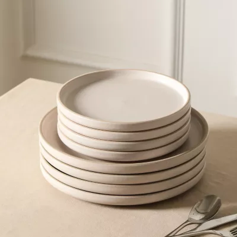 EARTH & CLAY Amber 12-pc. Stoneware Dinnerware Set