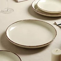 EARTH & CLAY Heath 4-pc. Stoneware Dinnerware Set