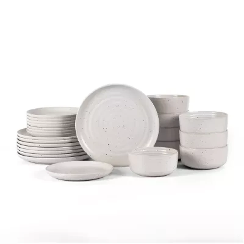 EARTH & CLAY Ion -pc. Stoneware Dinnerware Set