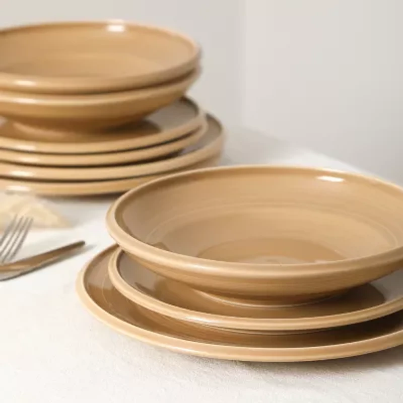 EARTH & CLAY Harmony 4-pc. Stoneware Dinnerware Set