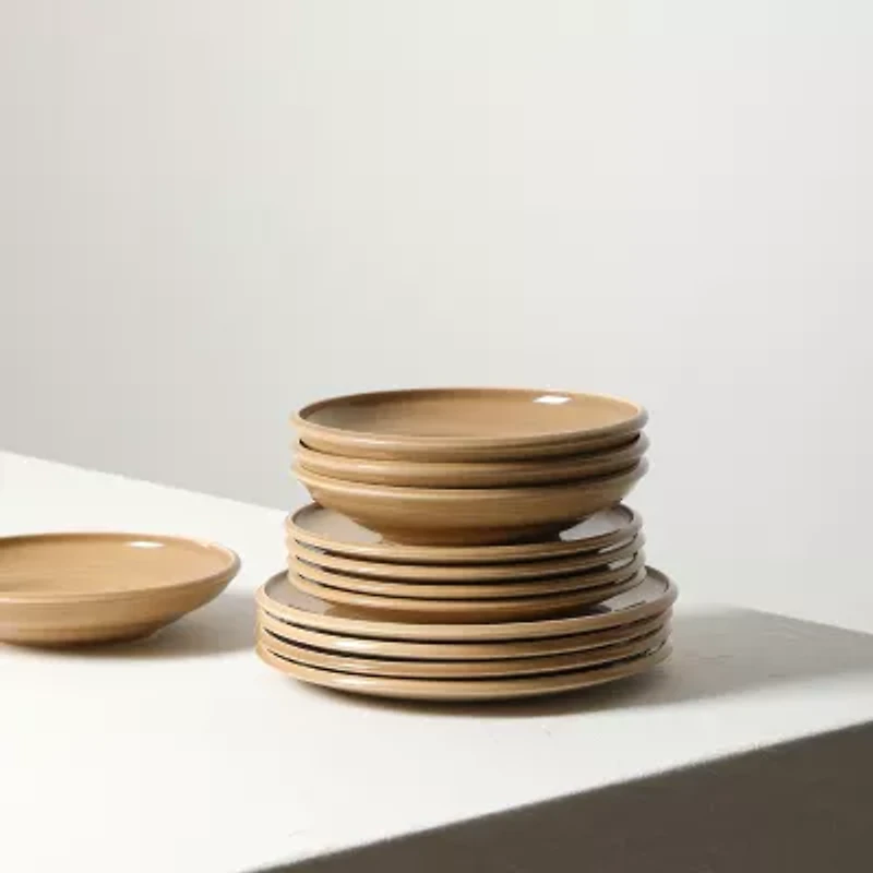 EARTH & CLAY Harmony 4-pc. Stoneware Dinnerware Set