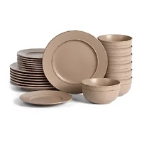 EARTH & CLAY Hazel 8-pc. Stoneware Dinnerware Set