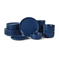 EARTH & CLAY Ion 24-pc. Stoneware Dinnerware Set