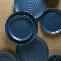 EARTH & CLAY Ion 24-pc. Stoneware Dinnerware Set