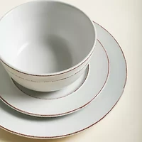 EARTH & CLAY Hazel 4-pc. Stoneware Dinnerware Set