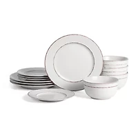 EARTH & CLAY Hazel 4-pc. Stoneware Dinnerware Set