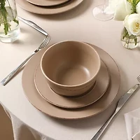 EARTH & CLAY Hazel 4-pc. Stoneware Dinnerware Set