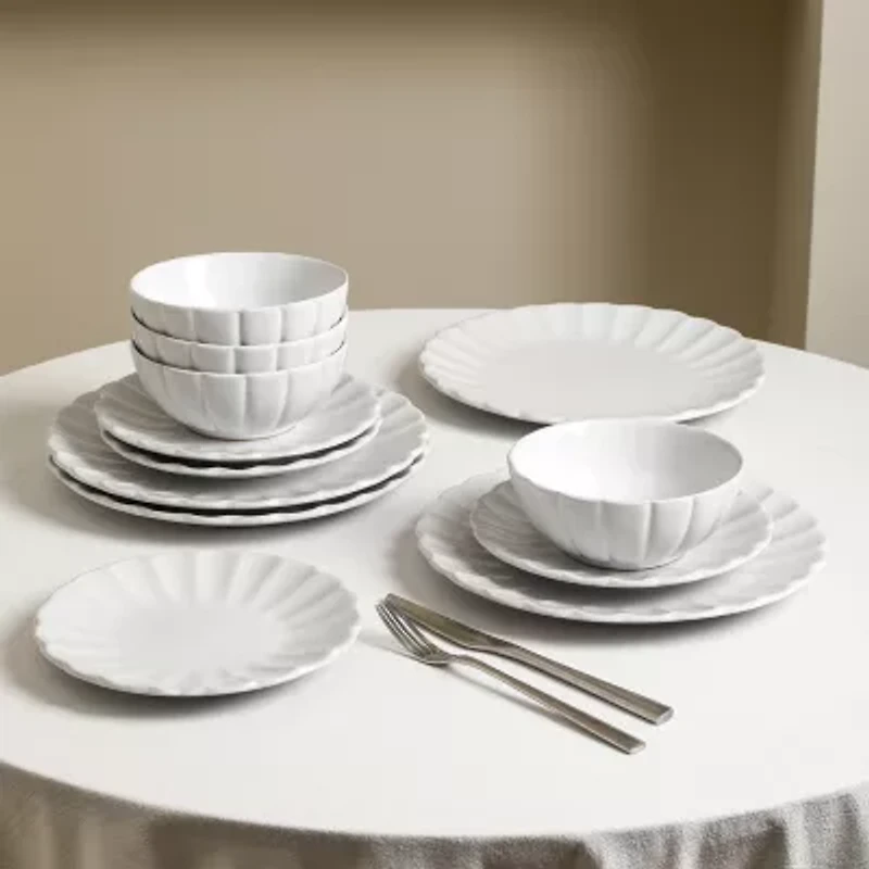 EARTH & CLAY Phoenix 24-pc. Stoneware Dinnerware Set
