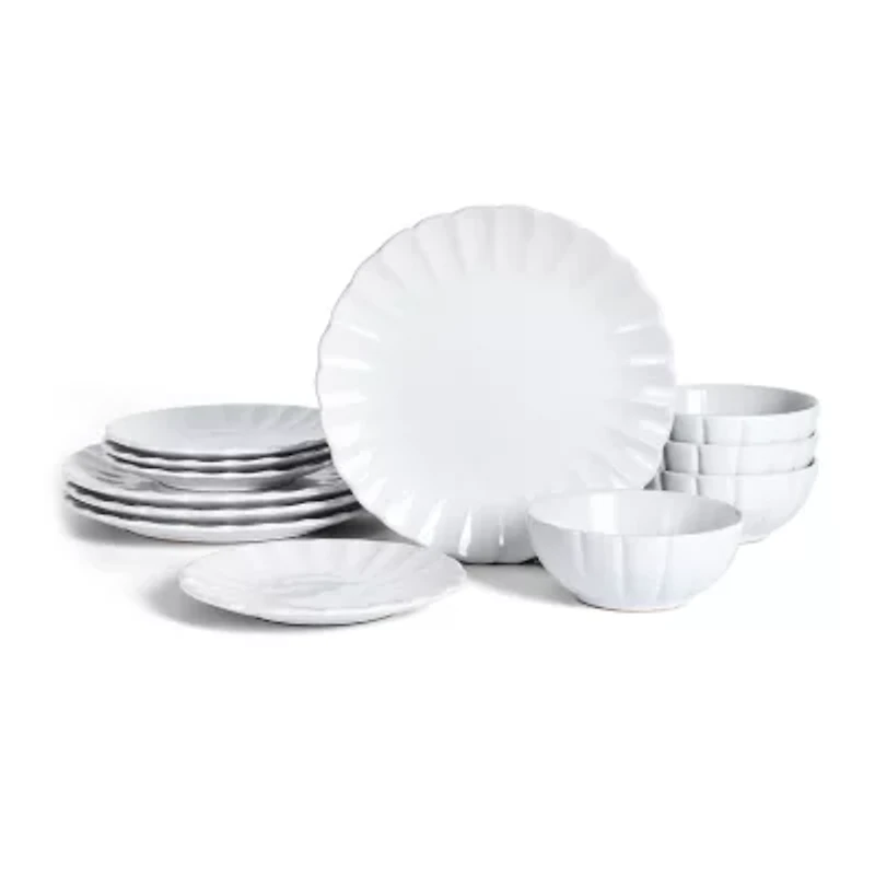 EARTH & CLAY Phoenix 24-pc. Stoneware Dinnerware Set