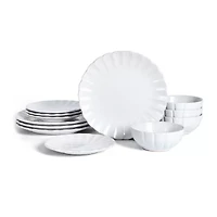 EARTH & CLAY Phoenix 24-pc. Stoneware Dinnerware Set