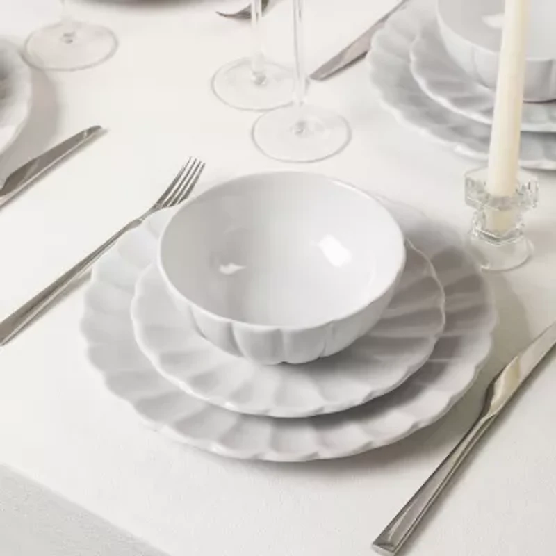 EARTH & CLAY Phoenix 24-pc. Stoneware Dinnerware Set