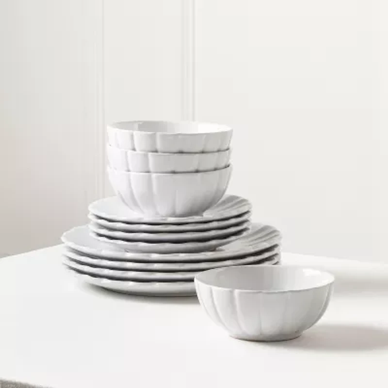 EARTH & CLAY Phoenix 24-pc. Stoneware Dinnerware Set