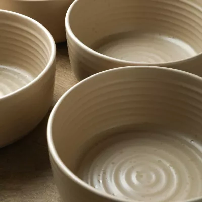 EARTH & CLAY Ion 8-pc. Stoneware Dinnerware Set