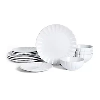 EARTH & CLAY Phoenix 12-pc. Stoneware Dinnerware Set