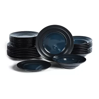 EARTH & CLAY Celeste 8-pc. Stoneware Dinnerware Set