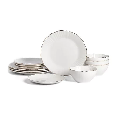 Christian Siriano New York Zinnia -pc. Porcelain Dinnerware Set