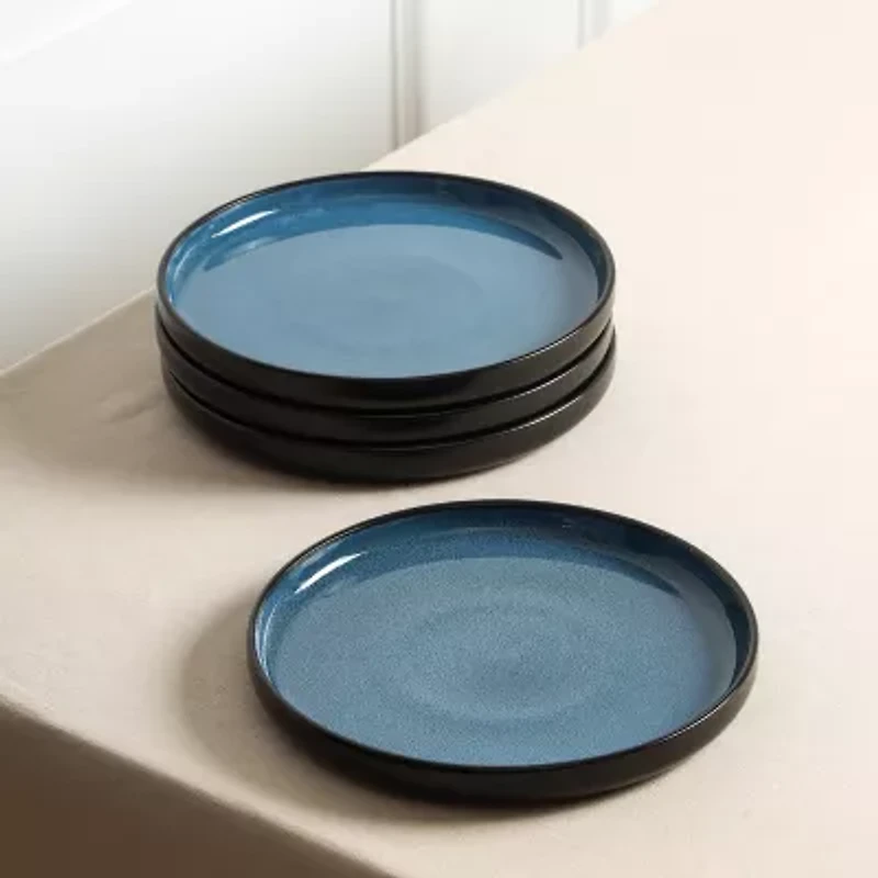 Stone + Lain Lagoon -pc. Stoneware Dinnerware Set