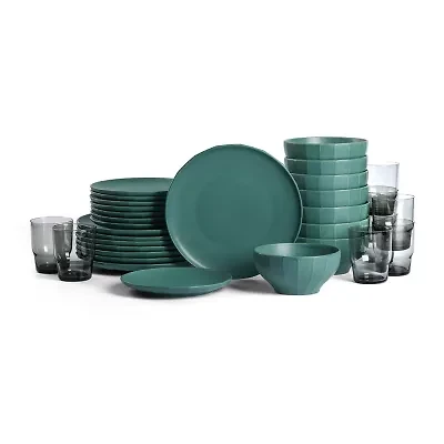 Stone + Lain Rio -pc. Stoneware Dinnerware Set