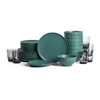 Stone + Lain Rio -pc. Stoneware Dinnerware Set