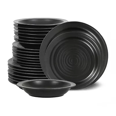 Stone + Lain Orbit -pc. Stoneware Dinnerware Set