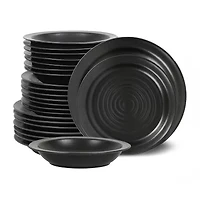 Stone + Lain Orbit -pc. Stoneware Dinnerware Set