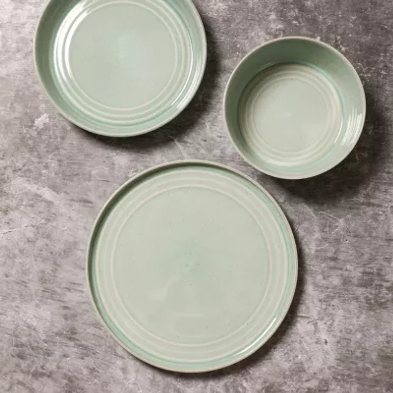 Stone + Lain Claire -pc. Stoneware Dinner Plate