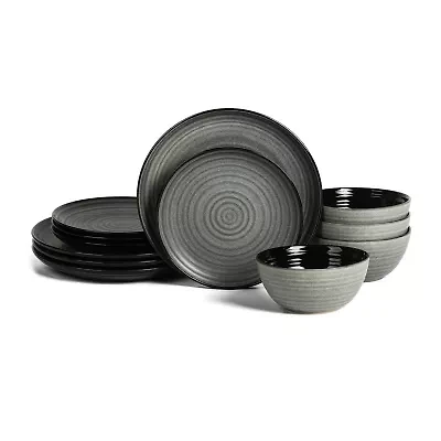 Stone + Lain Dua -pc. Stoneware Dinnerware Set
