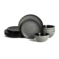 Stone + Lain Dua -pc. Stoneware Dinnerware Set