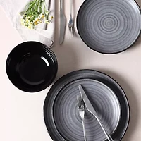 Stone + Lain Dua -pc. Stoneware Dinnerware Set