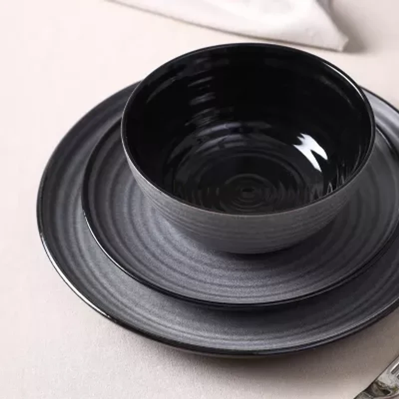 Stone + Lain Dua -pc. Stoneware Dinnerware Set