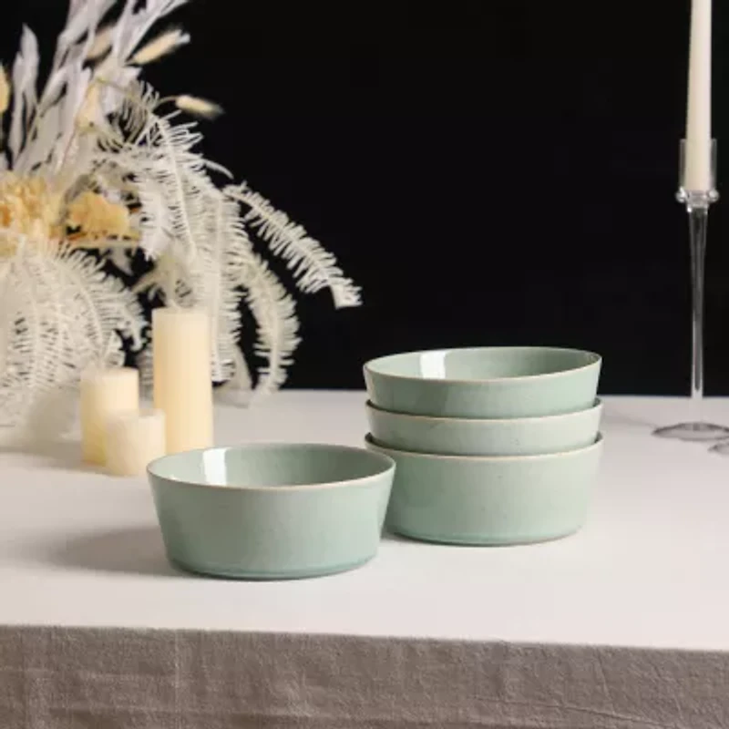 Stone + Lain Claire 4-pc. Stoneware Cereal Bowl