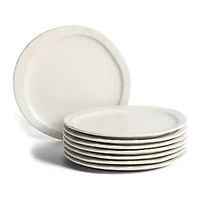 Stone + Lain Oasis 8-pc. Stoneware Dinner Plate