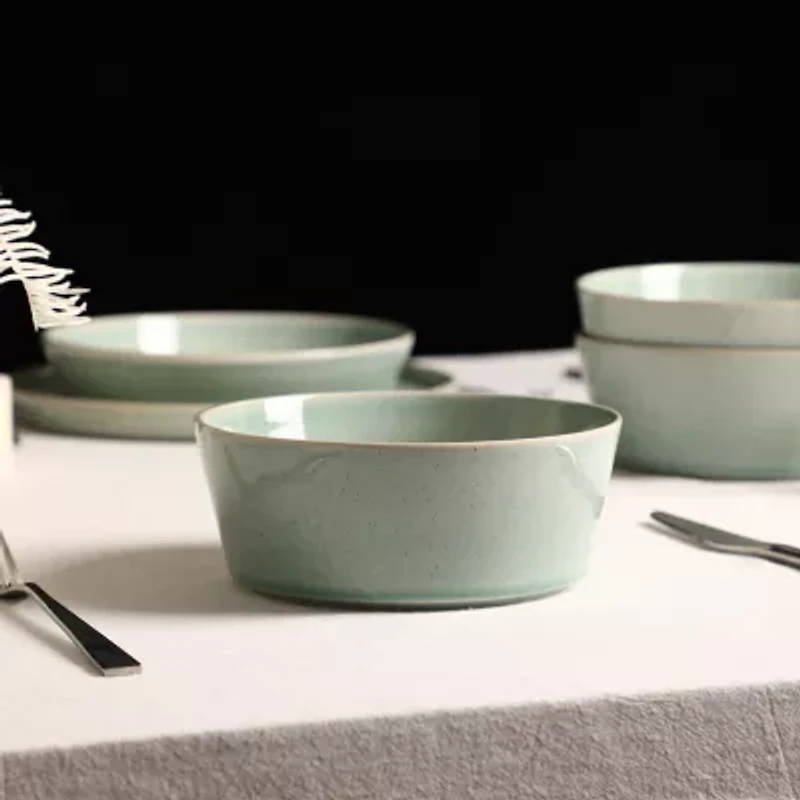 Stone + Lain Claire 8-pc. Stoneware Cereal Bowl