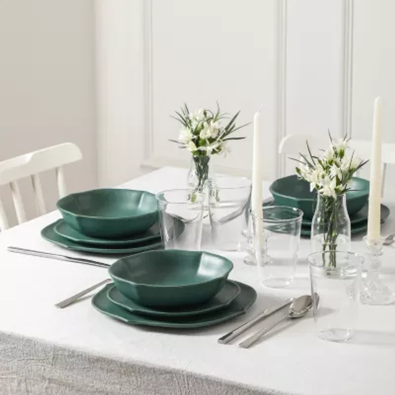 Stone + Lain Baskerville -pc. Stoneware Dinnerware Set