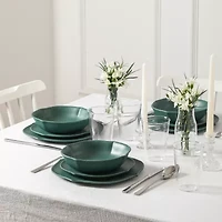 Stone + Lain Baskerville -pc. Stoneware Dinnerware Set