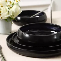 Stone + Lain Lagoon -pc. Stoneware Dinnerware Set