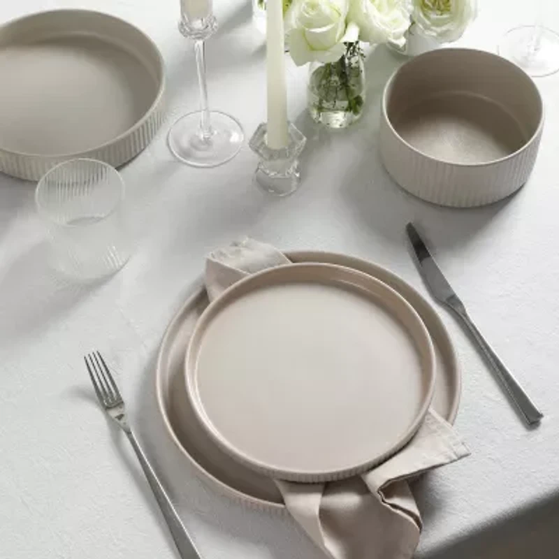 Stone + Lain Haven 4-pc. Stoneware Salad Plate
