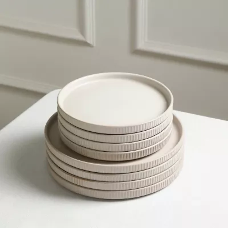 Stone + Lain Haven 4-pc. Stoneware Salad Plate