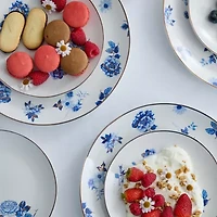 Stone + Lain Viola 4-pc. Porcelain Dinnerware Set