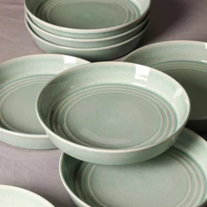 Stone + Lain Claire 8-pc. Stoneware Pasta Bowl