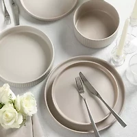 Stone + Lain Haven 4-pc. Stoneware Pasta Bowl