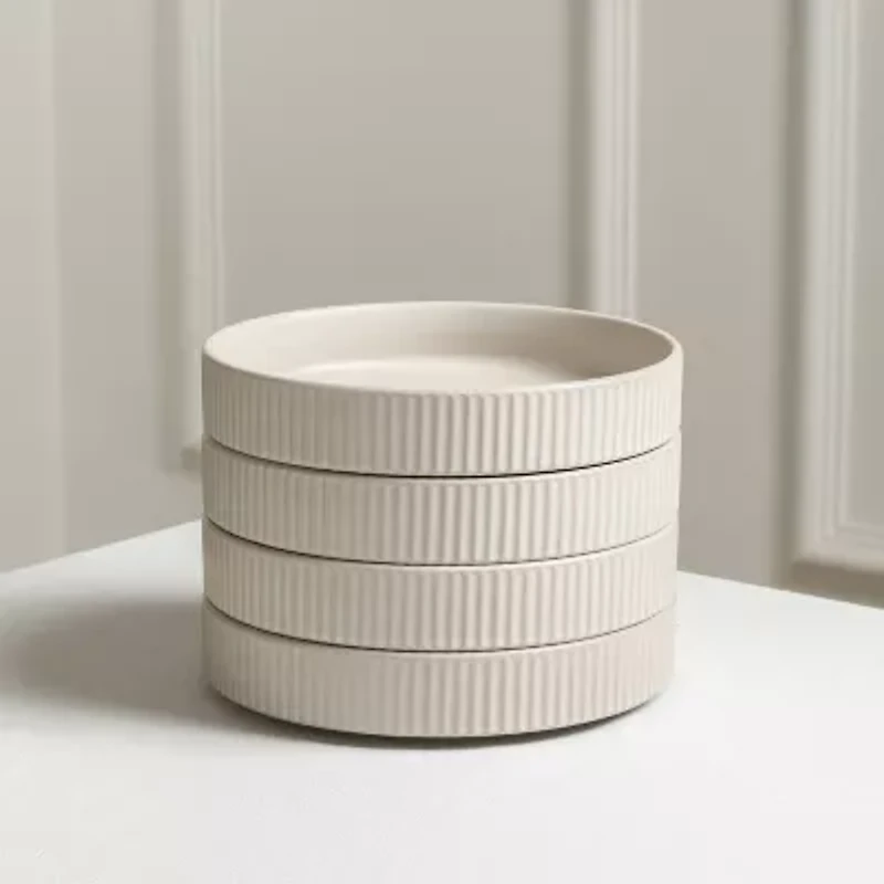 Stone + Lain Haven 4-pc. Stoneware Pasta Bowl