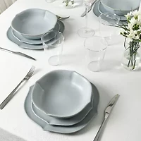 Stone + Lain Baskerville -pc. Stoneware Dinnerware Set