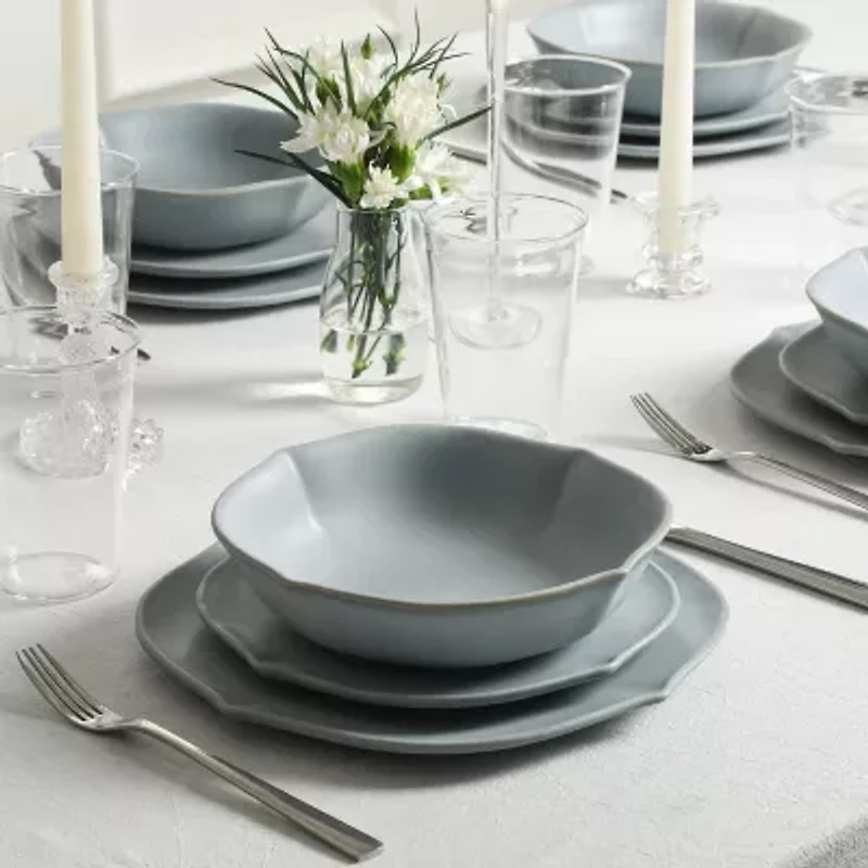 Stone + Lain Baskerville -pc. Stoneware Dinnerware Set