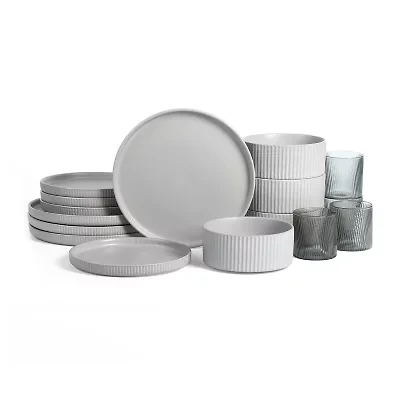 Stone + Lain Haven 16-pc. Stoneware Dinnerware Set